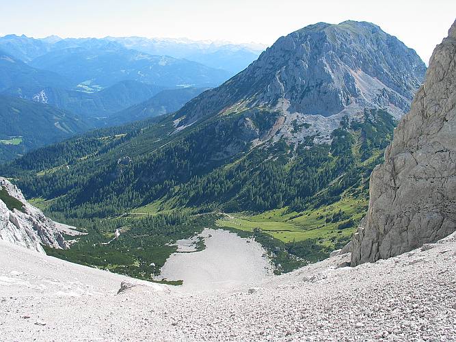 25 Vom Abstieg Blick zum Rettenstein